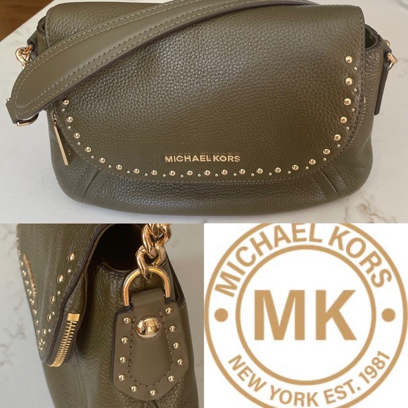 Michael Kors Pebbled Leather Shoulder Bag - Picture 1 of 8